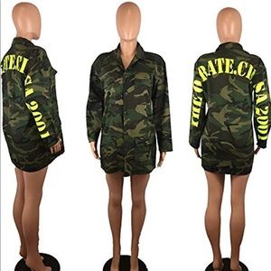 Camo jacket neon